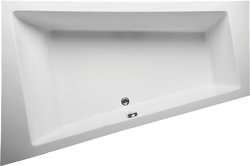 Zuma Collection Corner Center Drain Bathtub 72 X 48 21